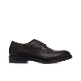 Stringate eleganti marroni in pelle