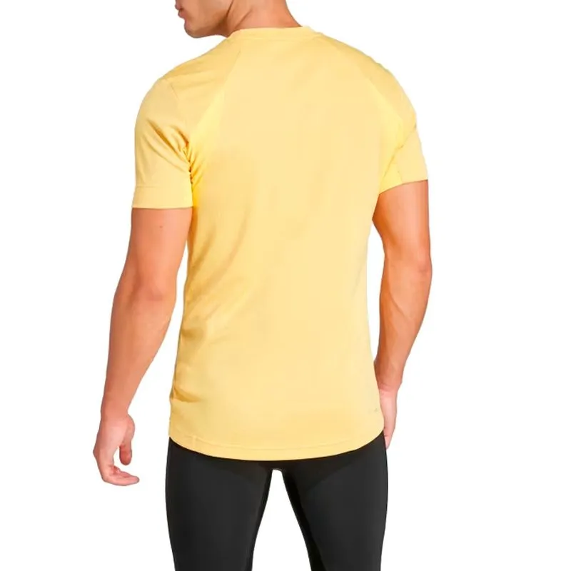 T-shirt gialla da tennis FreeLift 