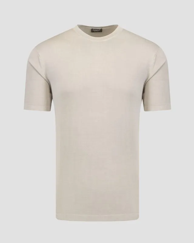T-shirt grigia da uomo Dondup