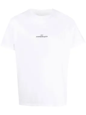 t-shirt logotype bianca