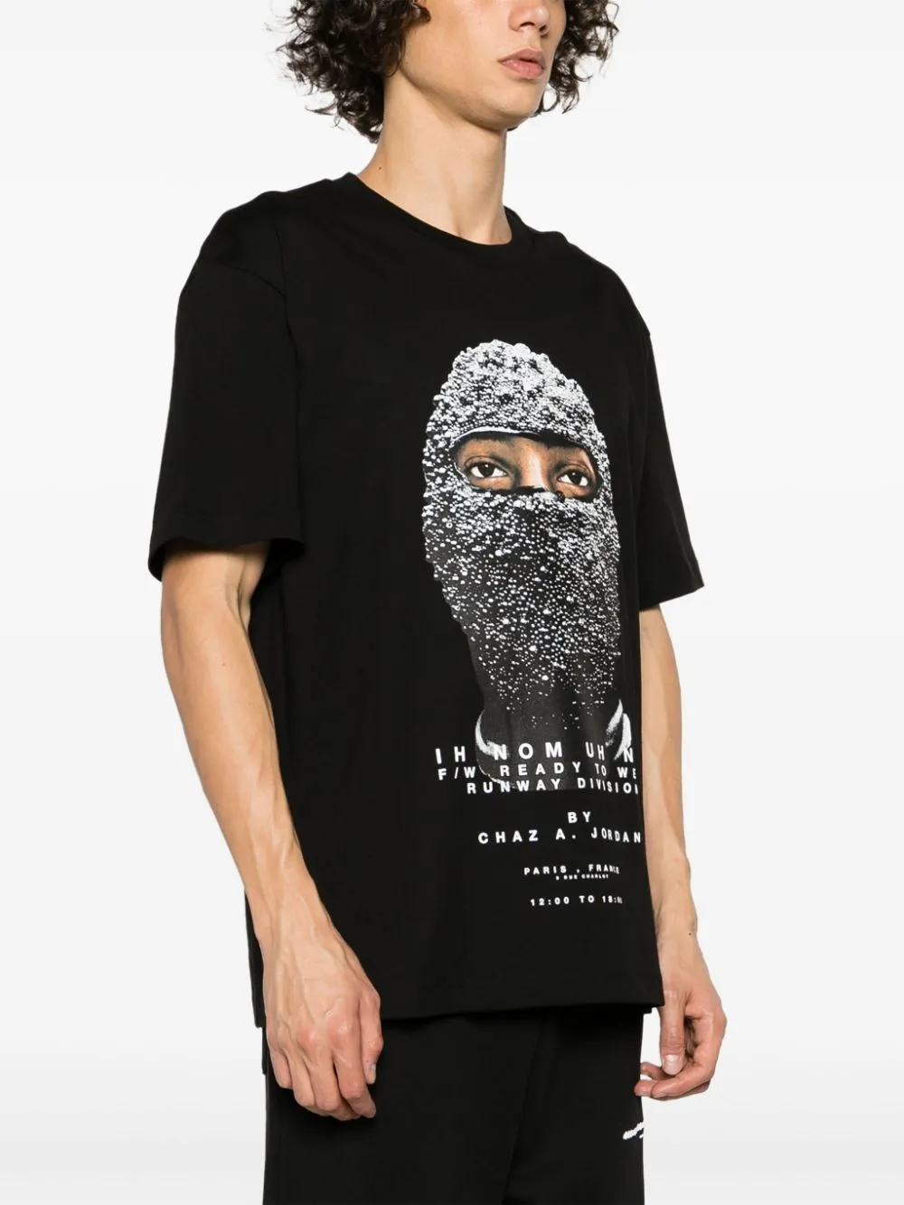 t-shirt nera black mask