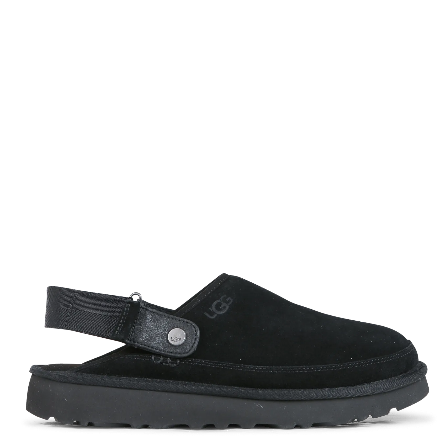  UGG   GOLDENCOAST CLOG - Mules in pelle con zeppa | Nero
