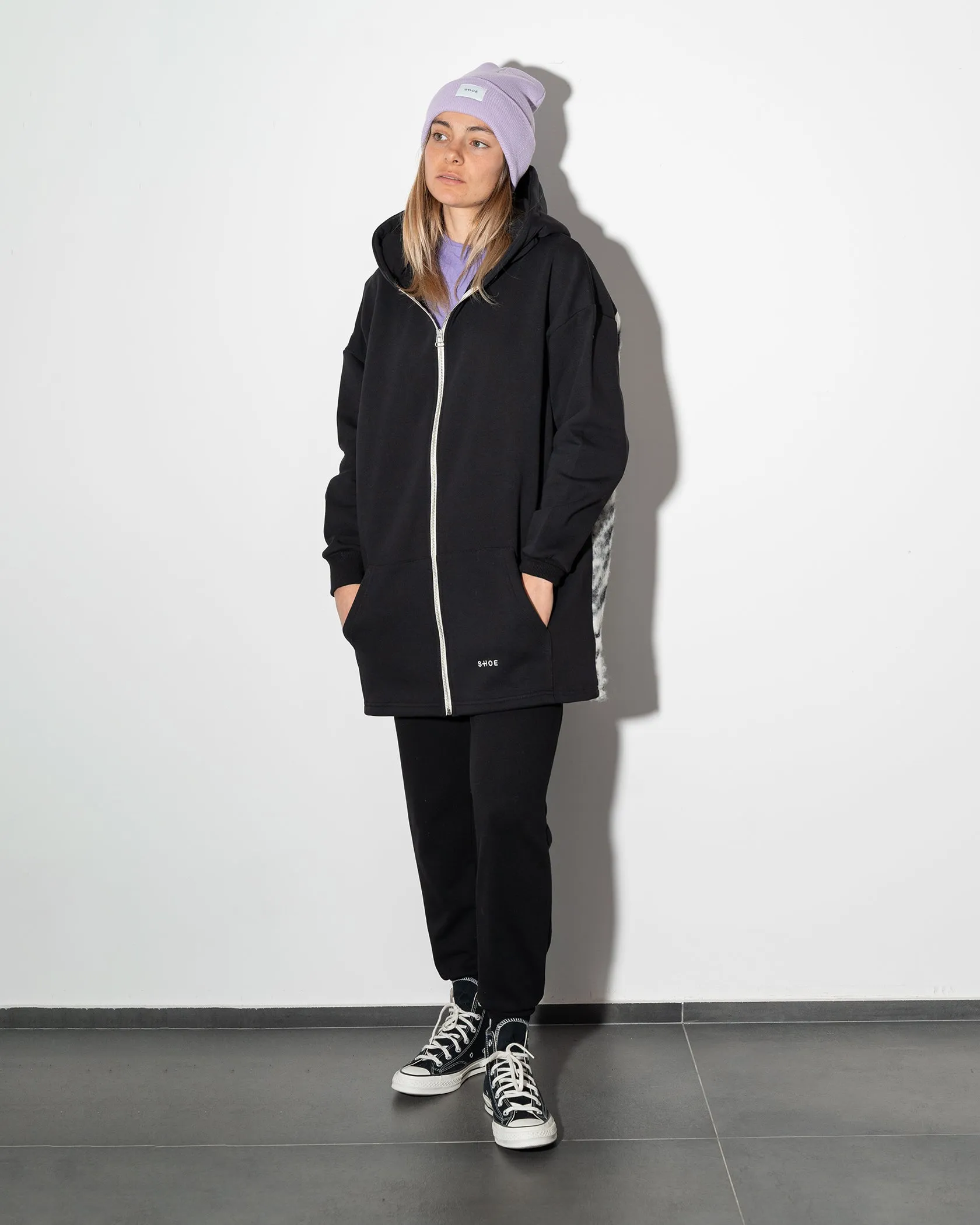 ZAARA0405 ZIP HOODED SWEATSHIRT